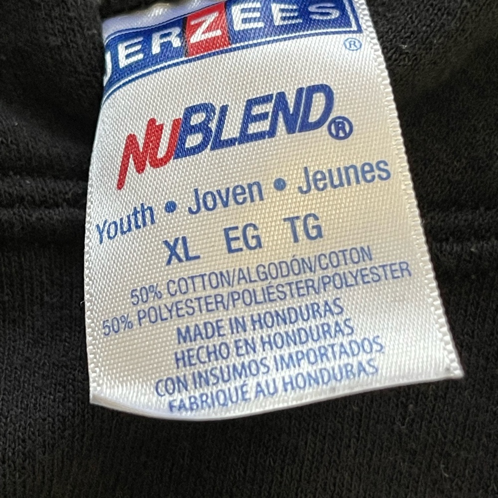Jerzees Youth Army Hoodie Size XL in Youth Black in Color - Picture 4 of 4